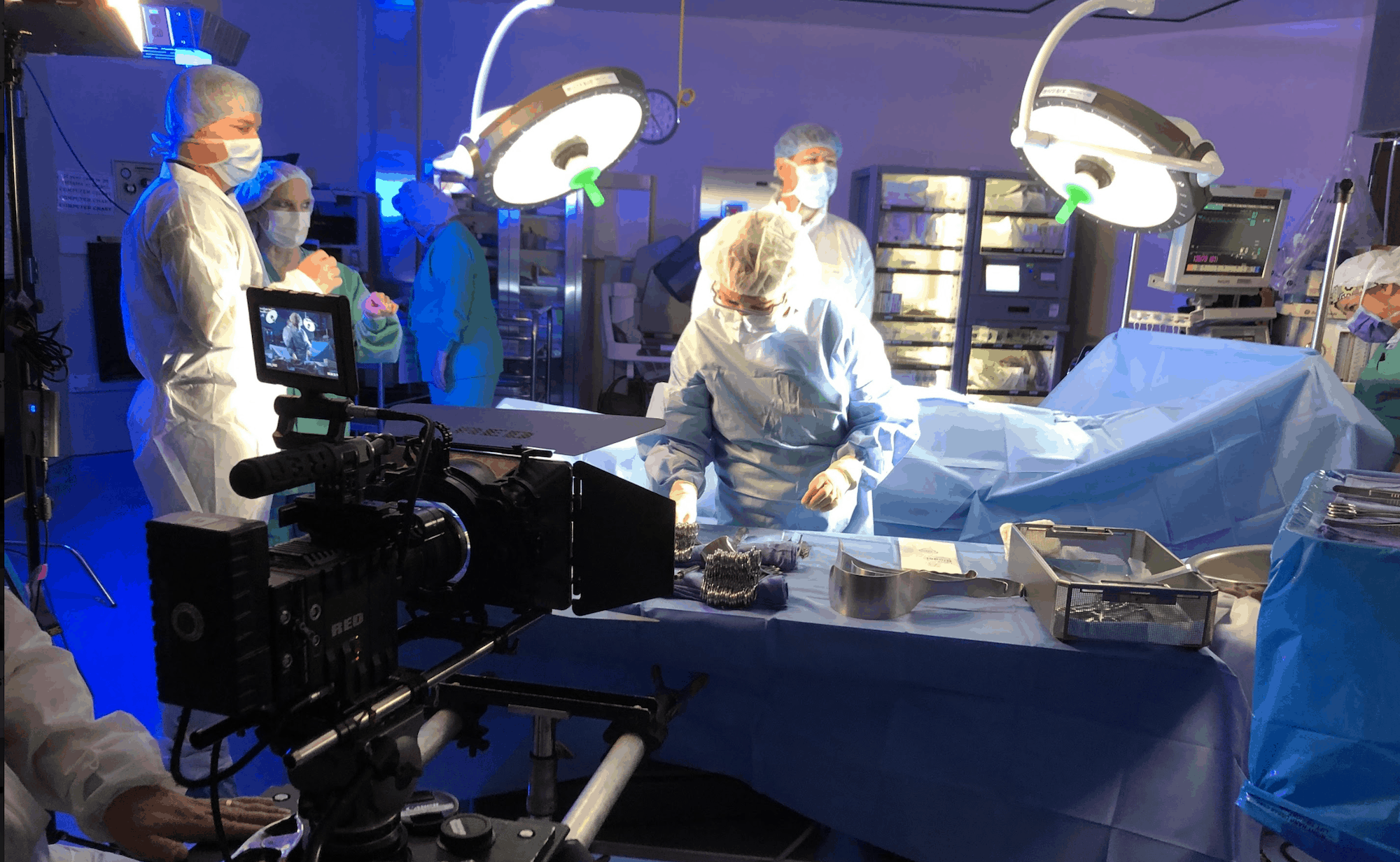 Behind the Scenes Medical Equipment Shoot