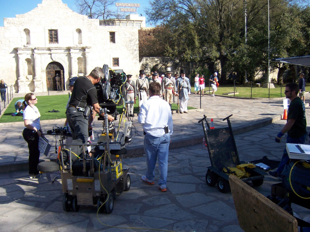 Filming at the Alamo, Dallas video production company