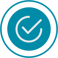 Ellipse with Checkmark Icon